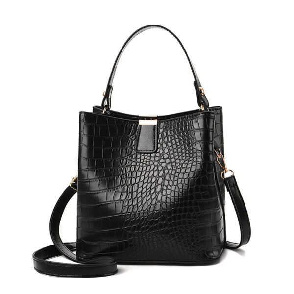 LB004 Alligator Bucket Tote Bag